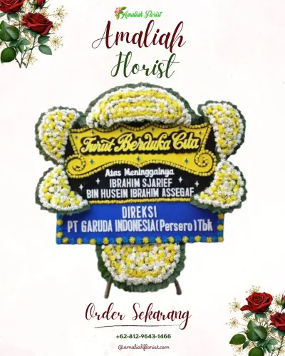 Papan Bunga Duka di Sirnamekar