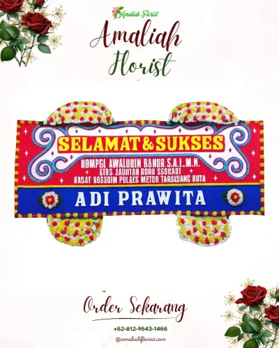 Karangan Bunga Ucapan Selamat di Sirnamekar